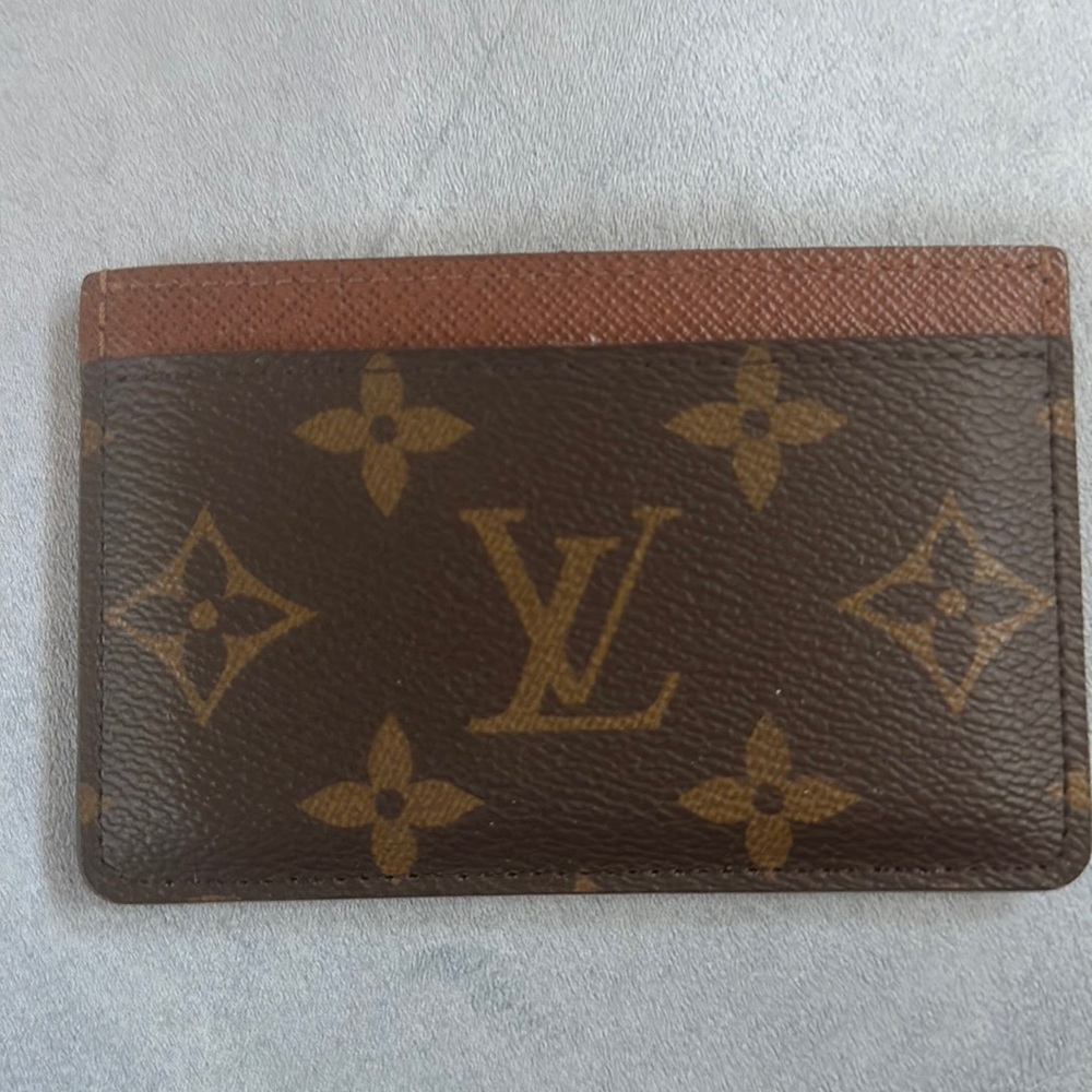 Louis Vuitton brown card holder